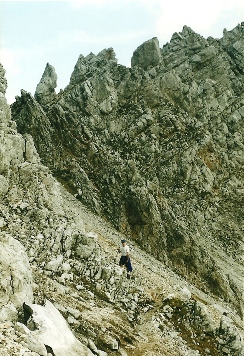 Foto: Wolfgang Dröthandl / Wandertour / Vom Bodental auf den Hochstuhl / Im oberen Bereich des Kars / 16.05.2011 16:55:17