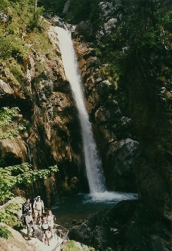 Foto: Wolfgang Dröthandl / Wandertour / Vom Bodental auf den Hochstuhl / Tschaukofall - oberster Abschnitt der Tscheppaschlucht, nahe Wh. Deutscher Peter; alle Fotos vom 31. 5. / 1. 6. 2002 / 16.05.2011 17:11:22