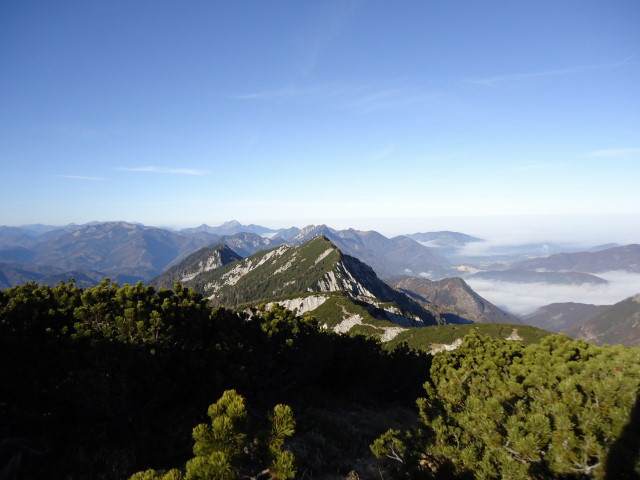 Foto: Günter Siegl / Wandertour / Überschreitung des Sengsengebirges von Windischgarsten nach Klaus / Rückblick Schillereck / 22.11.2011 17:18:34