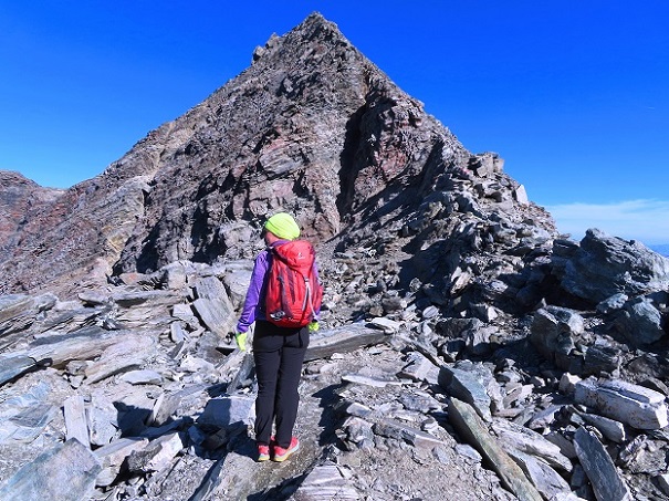 Foto: Andreas Koller / Wandertour / Ankogel Südgrat (3252m) / Vom Kleinen Ankogel zum Ankogel über einen schmalen Grat / 19.10.2023 00:58:34