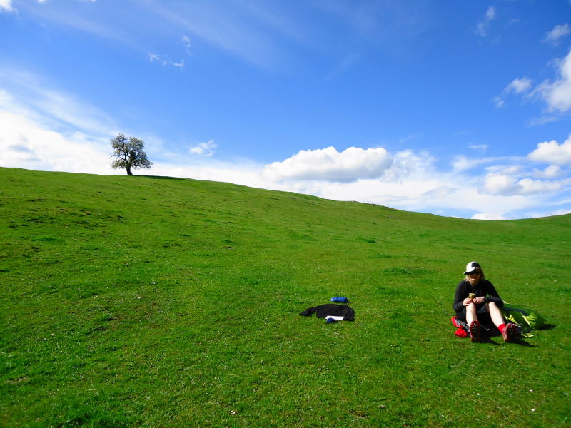 Foto: Günter Siegl / Wandertour / Gschwendtalm und Brunnbacher Gamsstein / Relaxen... / 26.04.2014 13:04:03