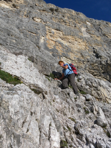 Foto: Wolfgang Lauschensky / Wandertour / Monte Pelmo / Schrofenkletterei zum Ballband / 01.07.2011 20:58:40