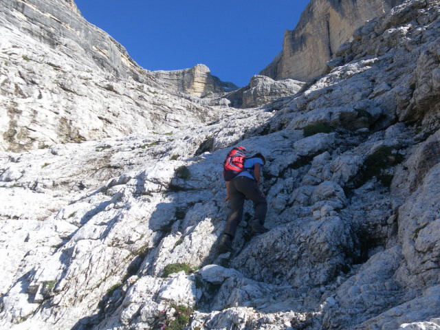 Foto: Wolfgang Lauschensky / Wandertour / Monte Pelmo / Schrofenrinne zum unteren Kar / 01.07.2011 20:57:28