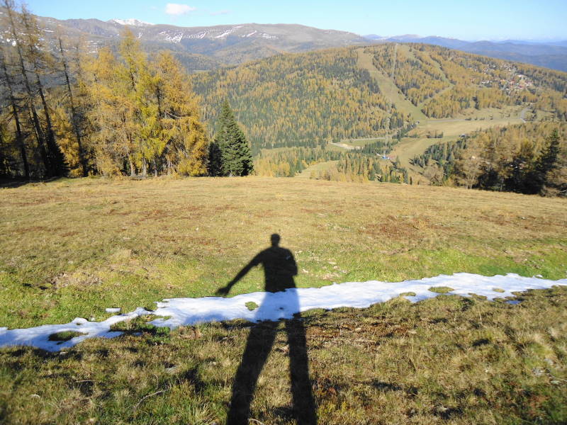 Foto: Günter Siegl / Wandertour / Kruckenspitze, 1886 m / Blick zu Wintertalernock / 06.11.2014 19:37:57