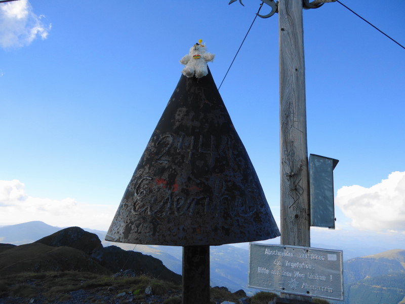 Foto: Günter Siegl / Wandertour / Zum Dach der Nockberge / Basty mit Eisenhut / 22.09.2016 21:09:46