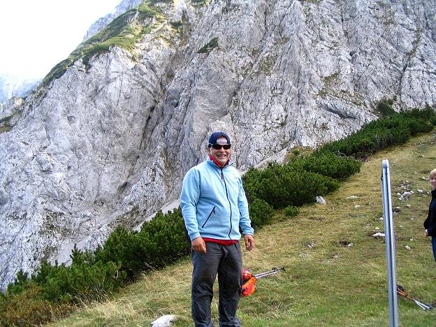 Foto: Andreas Koller / Klettersteigtour / Hochturm - Nordflankensteig (2088 m) / Am Hainsch Sattel / 18.09.2007 01:25:01