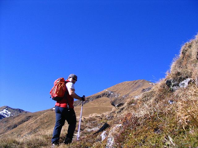 Foto: Andreas Koller / Wandertour / Aus dem Schöttlgraben auf den Hohenwart (2363m) / Annäherung an die Gipfelflanke / 17.10.2007 02:26:07