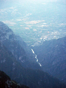 Foto: Datzi / Wandertour / Astraka und Gamila im Timfi-Gebirge / Blick nach Konitsa / 13.01.2014 07:23:33