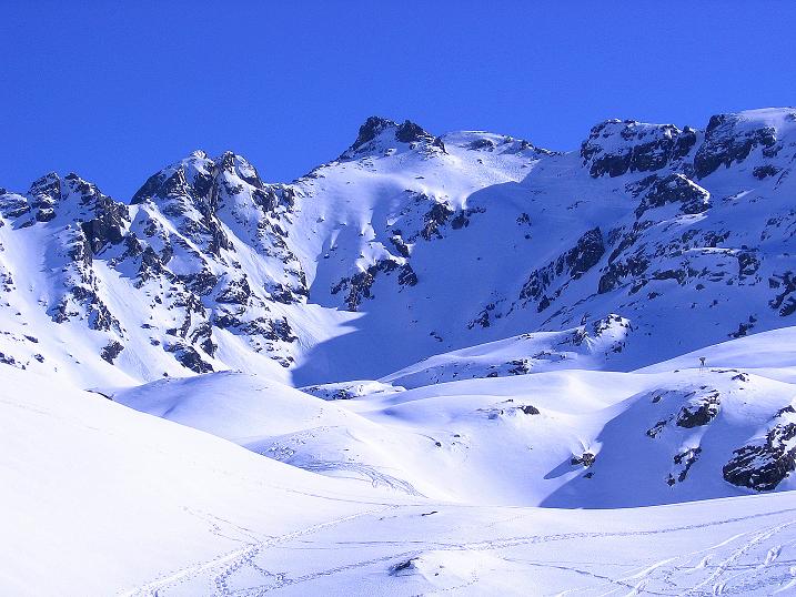 Foto: Andreas Koller / Skitour / Pulverschnee am Valzifenzer Grat (2515 m) / Im O der Rotbühel (2853 m) / 17.02.2008 01:03:18