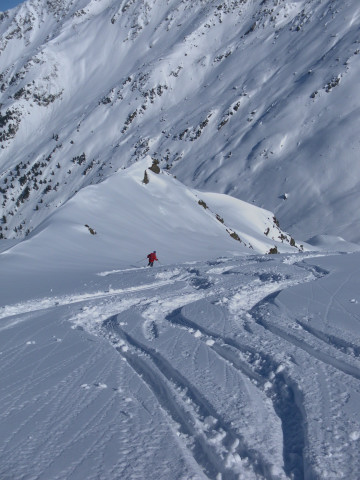 Foto: Wolfgang Lauschensky / Skitour / Pallspitze / Nordostabfahrt nur bei sicheren Bedingungen! / 11.03.2012 13:40:42