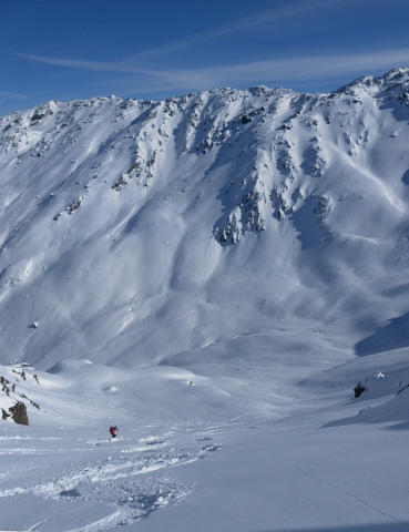 Foto: Wolfgang Lauschensky / Skitour / Pallspitze / steile Osthänge in den Frommgrund / 11.03.2012 13:40:33