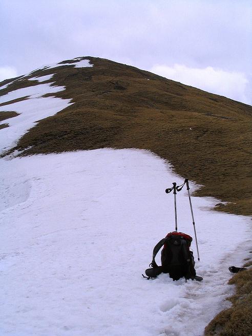 Foto: Andreas Koller / Wander Tour / Durch den Brandstätter Graben auf den Maierangerkogel (2356m) / Die W-Flanke des Brandstätterkogels vom Törl aus / 20.05.2008 00:39:32