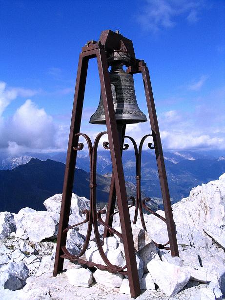 Foto: Andreas Koller / Klettersteigtour / Via Sartor auf den Hochweißstein / Monte Peralba (2694m) / Friedensglocke / 10.09.2008 00:00:15
