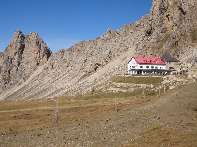 Foto: Manfred Karl / Klettersteig Tour / Über den Maximiliansteig auf die Roterdspitze / Tierser Alpl Hütte / 14.09.2008 10:33:28
