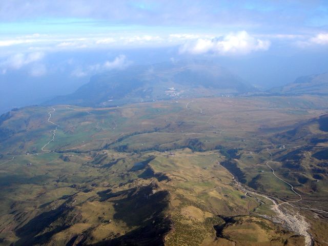 Foto: Manfred Karl / Klettersteig Tour / Über den Maximiliansteig auf die Roterdspitze / Blick über die Seiser Alm nach Norden / 14.09.2008 10:39:39