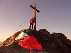 Foto: Datzi / Wandertour / Rundtour im Gr. Walsertal auf die Rote Wand ( Biwak ) / Die Rote Wand / 06.12.2008 18:38:28