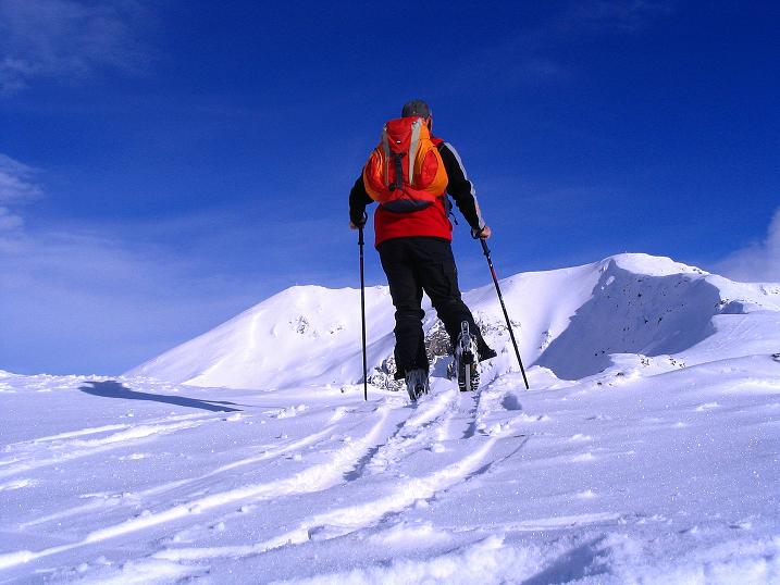 Foto: Andreas Koller / Skitour / Von Reinswald auf die Getrumspitze (2589m) / Am Kamm zur Getrumspitze / 15.12.2008 02:51:51