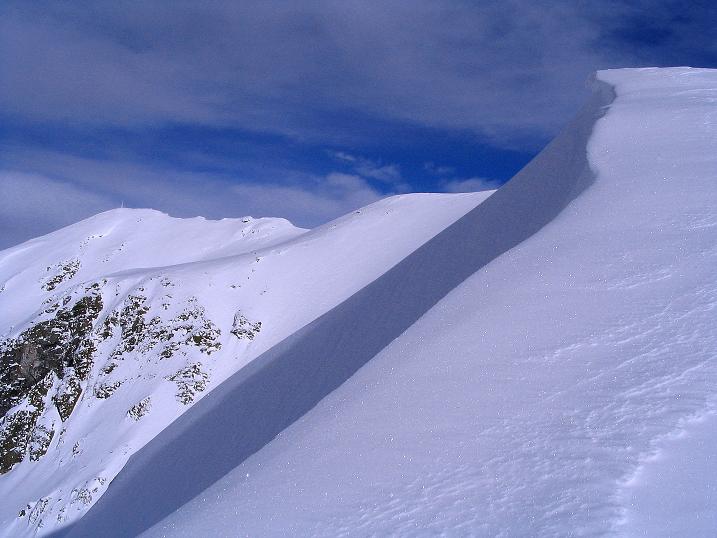 Foto: Andreas Koller / Skitour / Von Reinswald auf die Getrumspitze (2589m) / Entlang des Grats zur Getrumspitze / 15.12.2008 02:51:05