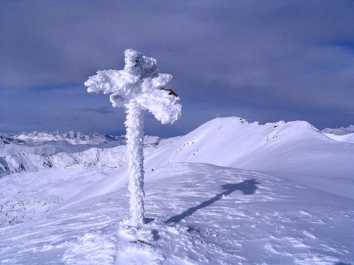 Foto: Andreas Koller / Skitour / Von Reinswald auf die Getrumspitze (2589m) / Blick vom Blankenhorn zur Getrumspitze / 15.12.2008 02:50:01