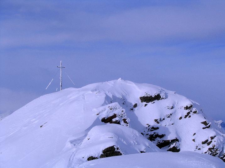 Foto: Andreas Koller / Skitour / Von Reinswald auf die Getrumspitze (2589m) / Der Gipfelaufbau der Getrumspitze / 15.12.2008 02:46:51