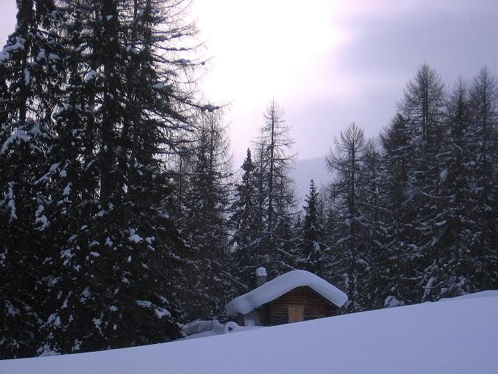 Foto: Andreas Koller / Skitour / Aus dem Val Müstair auf den Piz Dora (2951m) / Bei der Funtauna Grossa / 23.12.2008 16:15:28