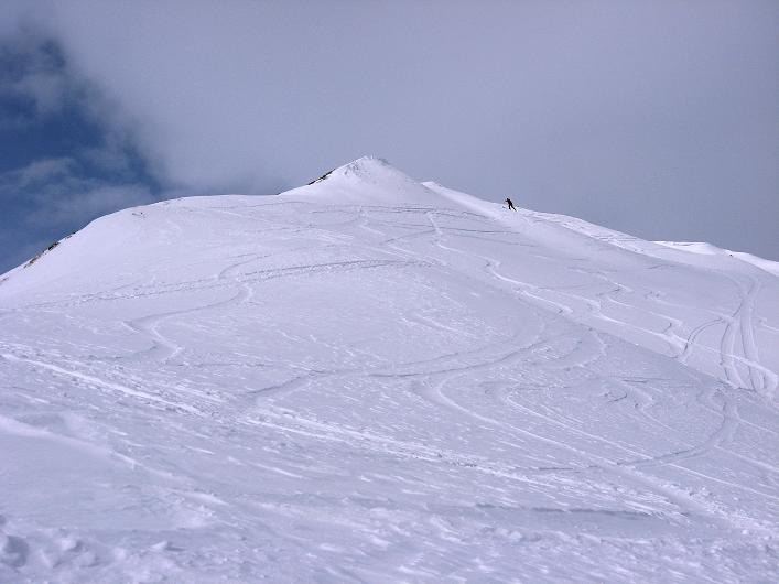 Foto: Andreas Koller / Skitour / Piz da Vrin (2563m) / Gipfelhänge / 09.01.2009 00:26:43