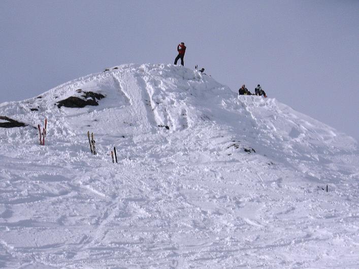 Foto: Andreas Koller / Skitour / Piz da Vrin (2563m) / Gipfelaufbau Piz da Vrin / 09.01.2009 00:24:59