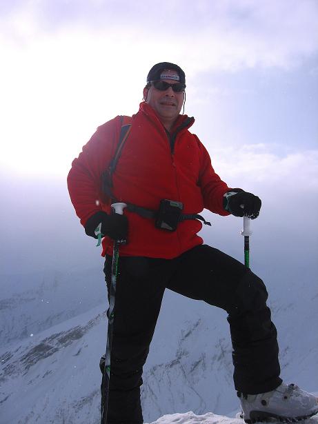Foto: Andreas Koller / Skitour / Piz da Vrin (2563m) / Am Gipfel des Piz da Vrin / 09.01.2009 00:24:03