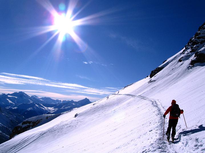 Foto: Andreas Koller / Skitour / Von der Lauchernalp aufs Hockenhorn (3293m) / 12.01.2009 19:36:37