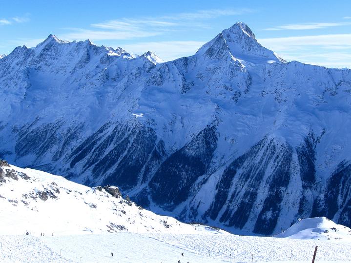 Foto: Andreas Koller / Skitour / Von der Lauchernalp aufs Hockenhorn (3293m) / Bietschhorn (3934 m) / 12.01.2009 19:36:28