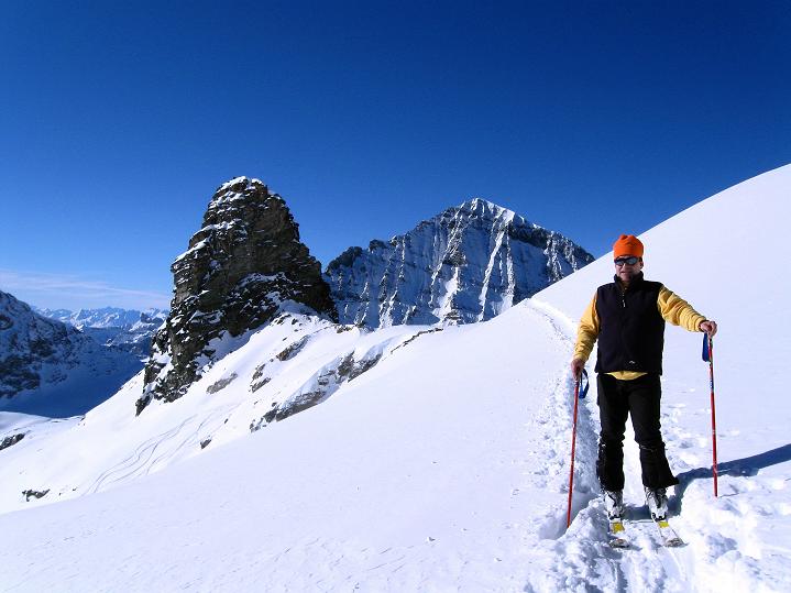 Foto: Andreas Koller / Skitour / Von der Lauchernalp aufs Hockenhorn (3293m) / Kleinhockenhorn (3163 m) und Balmhorn (3698 m) / 12.01.2009 19:34:31