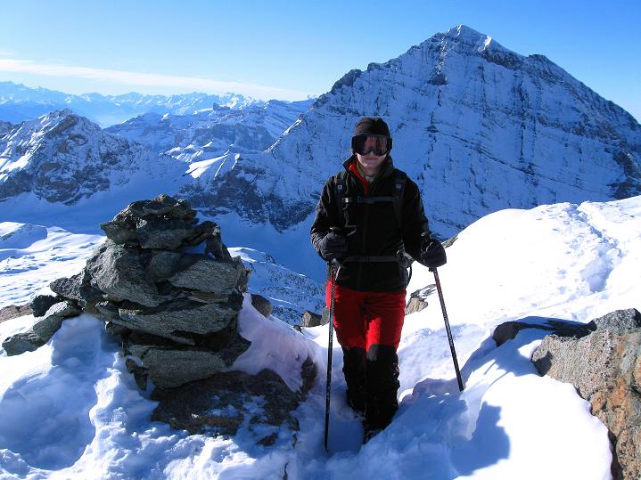 Foto: Andreas Koller / Skitour / Von der Lauchernalp aufs Hockenhorn (3293m) / Balmhorn (3698 m) / 12.01.2009 19:30:58