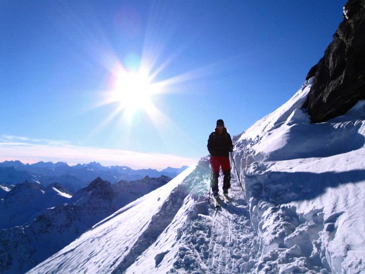 Foto: Andreas Koller / Skitour / Von der Lauchernalp aufs Hockenhorn (3293m) / 12.01.2009 19:23:02
