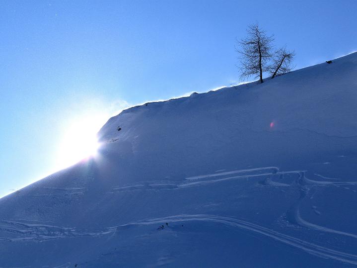 Foto: Andreas Koller / Skitour / Impressionen am Flüelapass (2606 m) / 09.02.2009 01:00:04