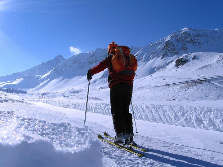 Foto: Andreas Koller / Skitour / Impressionen am Flüelapass (2606 m) / 09.02.2009 00:58:13