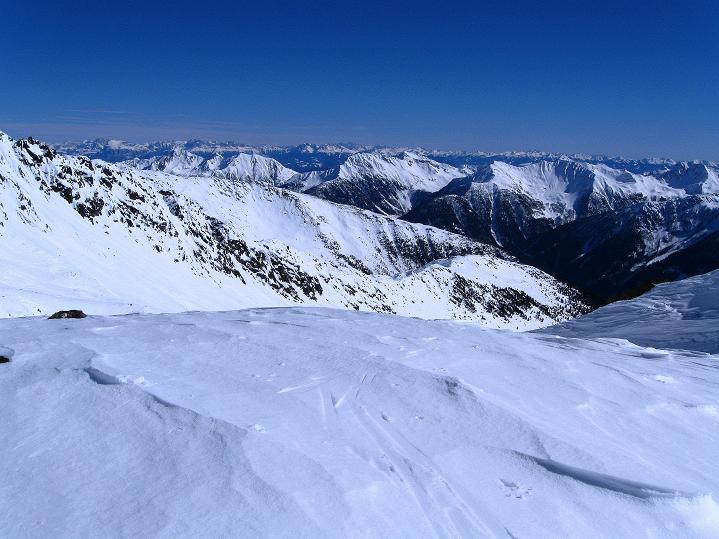Foto: Andreas Koller / Skitour / Flimspitze (3113m) - Skidreitausender par excellence / Blick nach O in die Dolomiten / 02.03.2009 19:35:36
