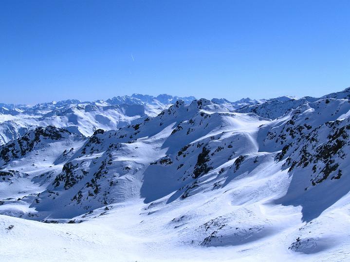 Foto: Andreas Koller / Skitour / Flimspitze (3113m) - Skidreitausender par excellence / Blick in die Brenta / 02.03.2009 19:32:32