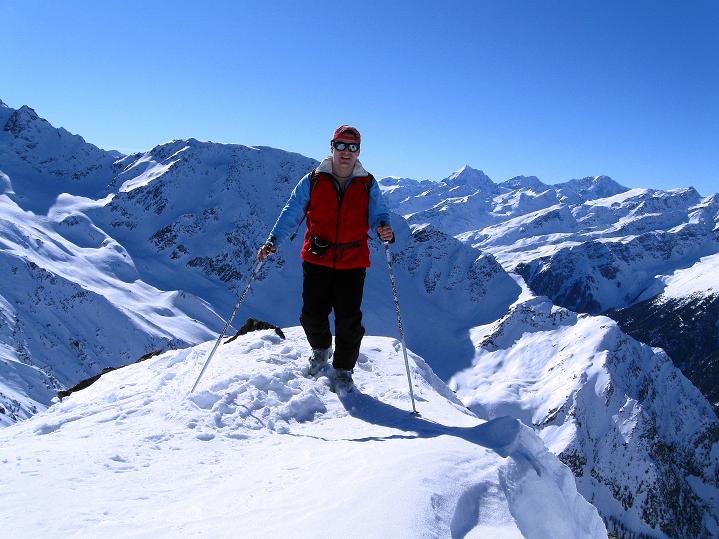 Foto: Andreas Koller / Skitour / Flimspitze (3113m) - Skidreitausender par excellence / Am Sw-Grat, nur teilweise ausgesetzt / 02.03.2009 19:29:47