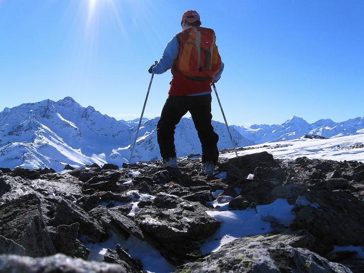 Foto: Andreas Koller / Skitour / Flimspitze (3113m) - Skidreitausender par excellence / 02.03.2009 19:26:08