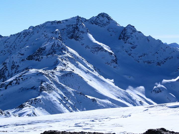 Foto: Andreas Koller / Skitour / Flimspitze (3113m) - Skidreitausender par excellence / Zufrittspitze im S (3439 m) / 02.03.2009 19:25:16