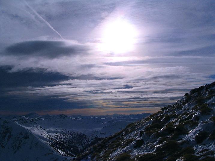 Foto: Andreas Koller / Skitour / Über den Geiger auf den Kilnprein (2408m) / Blick nach Süden / 11.03.2009 20:53:22