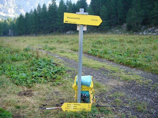 Foto: Manfred Karl / Klettersteigtour / Hohe Warte – Weg der 26er - Überschreitung aus dem Wolayer Tal / 17.07.2009 17:29:21