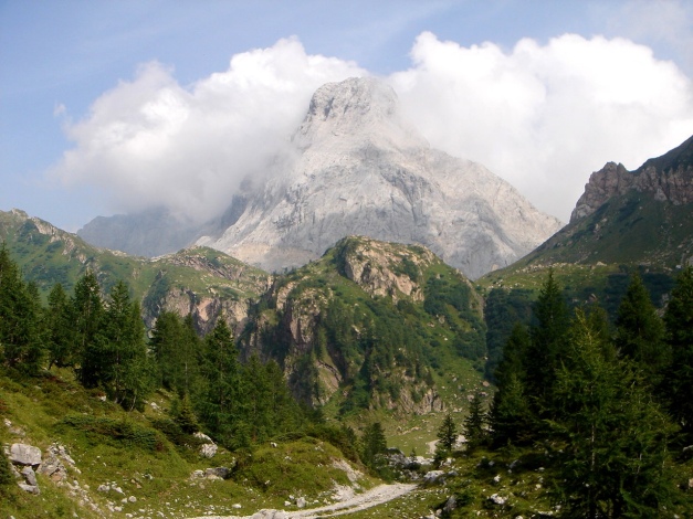 Foto: Manfred Karl / Klettersteigtour / Hohe Warte – Weg der 26er - Überschreitung aus dem Wolayer Tal / Seewarte / 17.07.2009 17:39:15