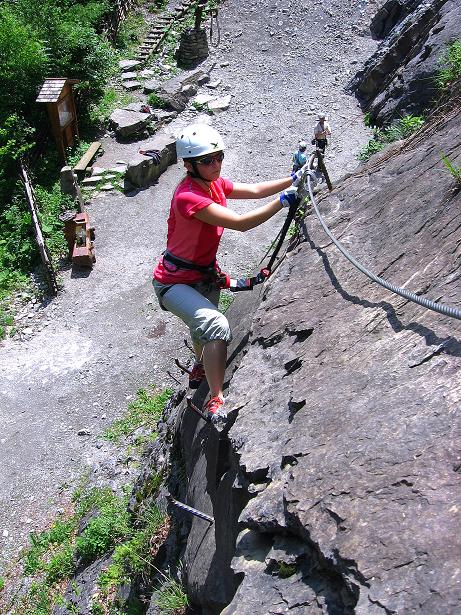 Foto: Andreas Koller / Klettersteigtour / Raiffeisen Klettersteig Klammgraben (820m) / 22.06.2009 02:01:11