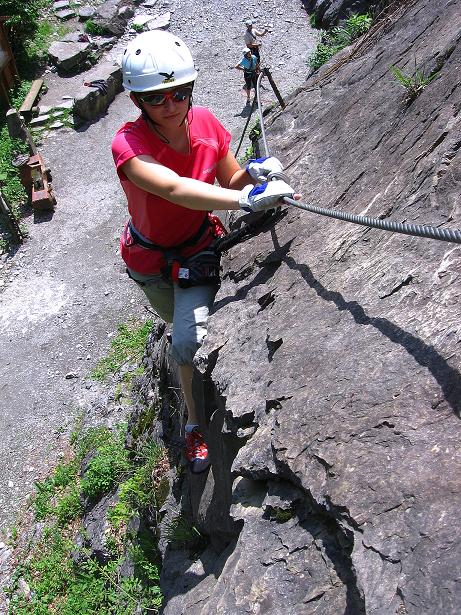 Foto: Andreas Koller / Klettersteigtour / Raiffeisen Klettersteig Klammgraben (820m) / 22.06.2009 02:01:06