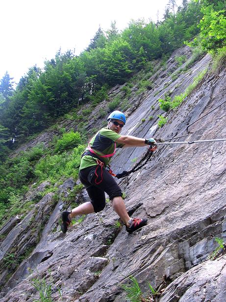 Foto: Andreas Koller / Klettersteigtour / Raiffeisen Klettersteig Klammgraben (820m) / 22.06.2009 02:00:44
