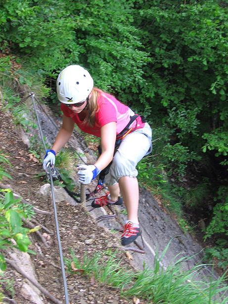 Foto: Andreas Koller / Klettersteigtour / Raiffeisen Klettersteig Klammgraben (820m) / 22.06.2009 01:59:57