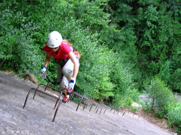Foto: Andreas Koller / Klettersteigtour / Raiffeisen Klettersteig Klammgraben (820m) / 22.06.2009 01:59:23