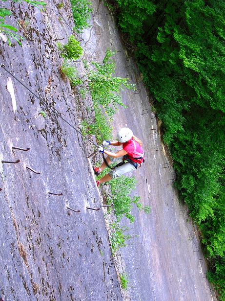 Foto: Andreas Koller / Klettersteigtour / Raiffeisen Klettersteig Klammgraben (820m) / 22.06.2009 01:59:14