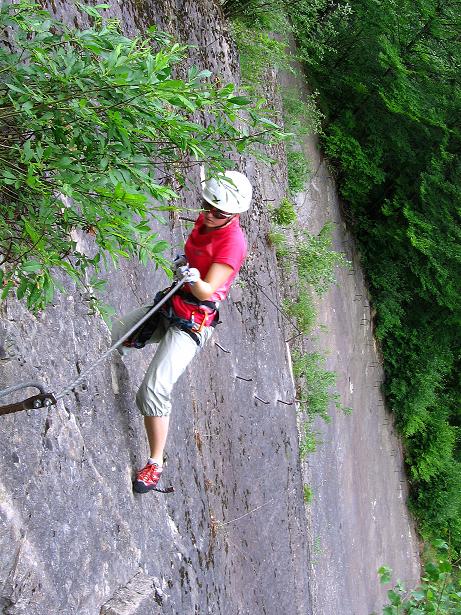 Foto: Andreas Koller / Klettersteigtour / Raiffeisen Klettersteig Klammgraben (820m) / 22.06.2009 01:58:43